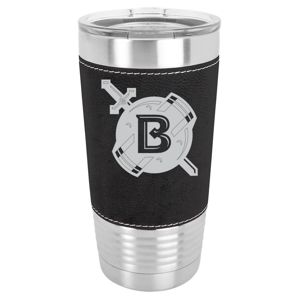 Belhaven University Polar Camel 20 oz. Leatherette Grip Tumbler with Standard Lid