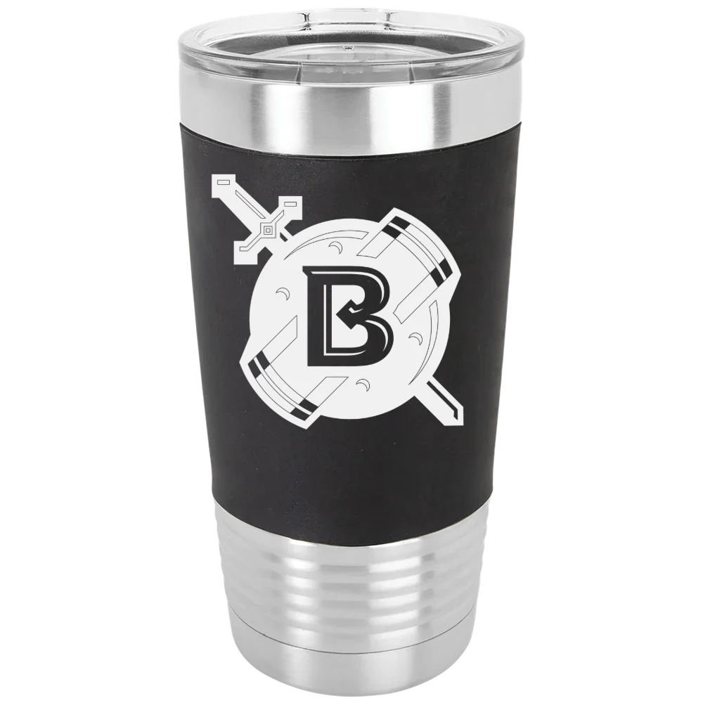 Belhaven University Polar Camel 20 oz. Silicone Grip Tumbler with Standard Lid