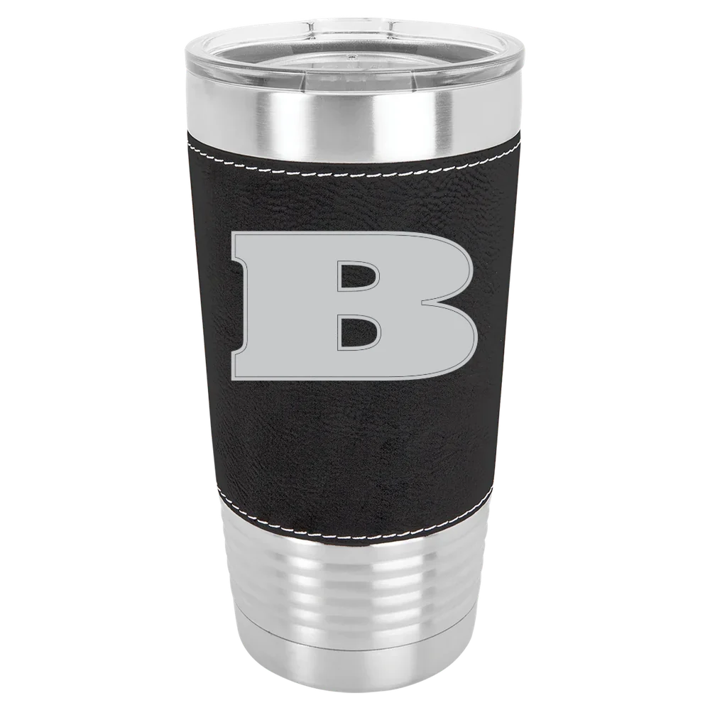 Beloit College Polar Camel 20 oz. Leatherette Grip Tumbler with Standard Lid