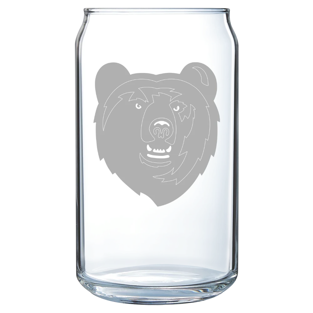 Berea College Polar Camel 16 oz. Can Glass