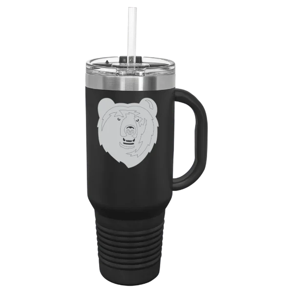 Berea College Polar Camel 40 oz. Travel Mug with Snap Lid & Straw