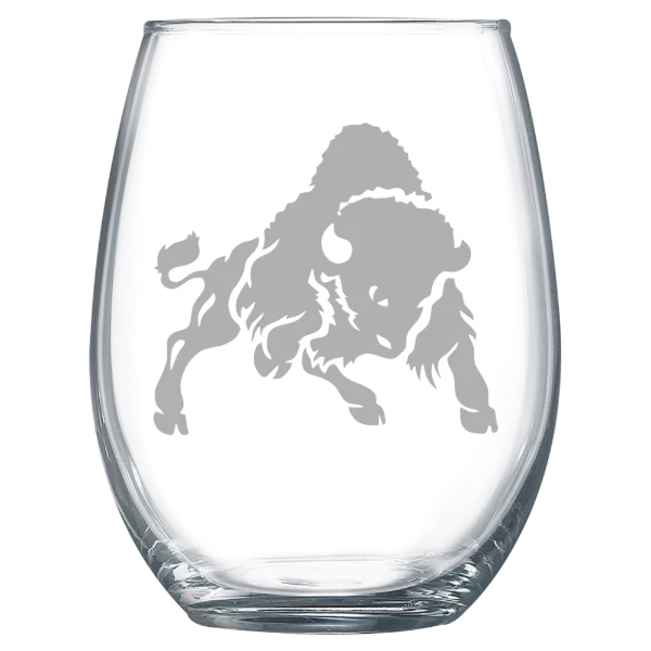 Bethany College (West Virginia) Polar Camel 15 oz. Stemless Wine Glass