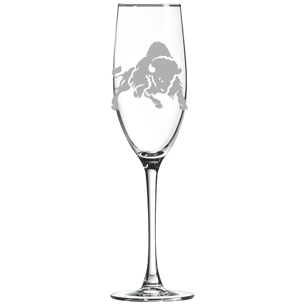 Bethany College (West Virginia) Polar Camel 8 oz. Champagne Flute