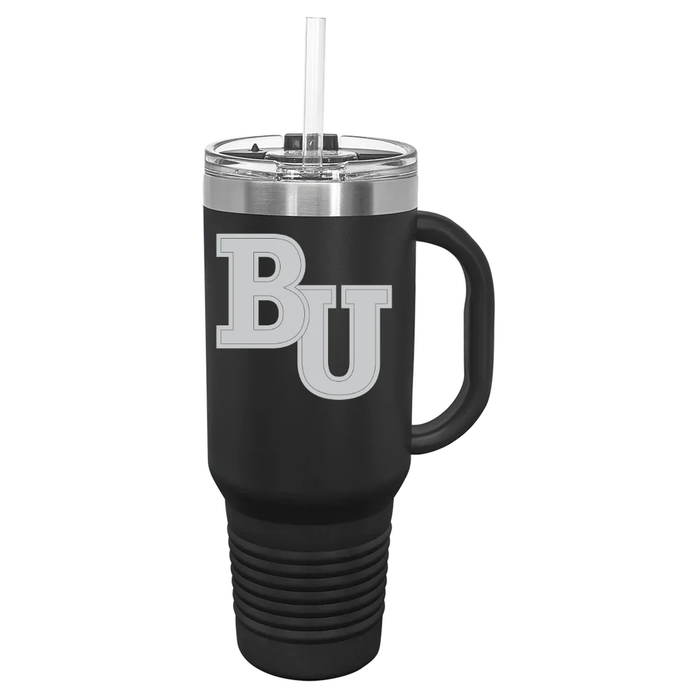 Bethel University (Minnesota) Polar Camel 40 oz. Travel Mug with Snap Lid & Straw