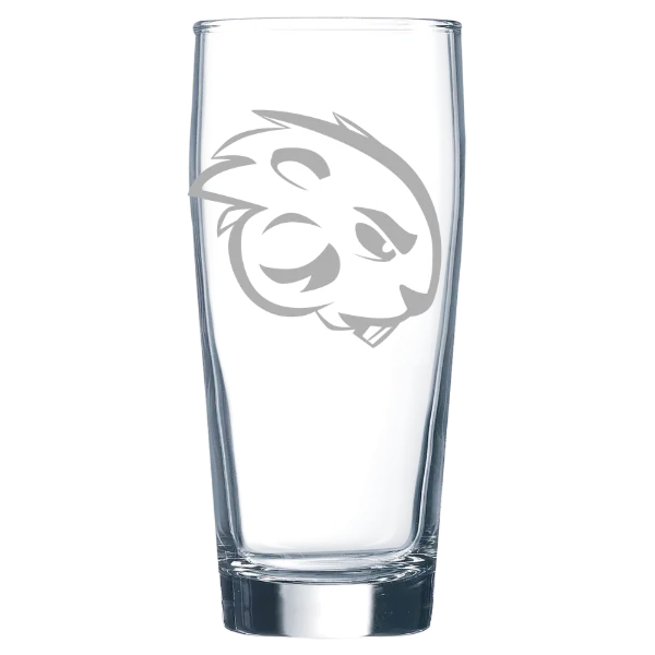 Blackburn College Polar Camel 16 oz. Willi Becher Beer Glass
