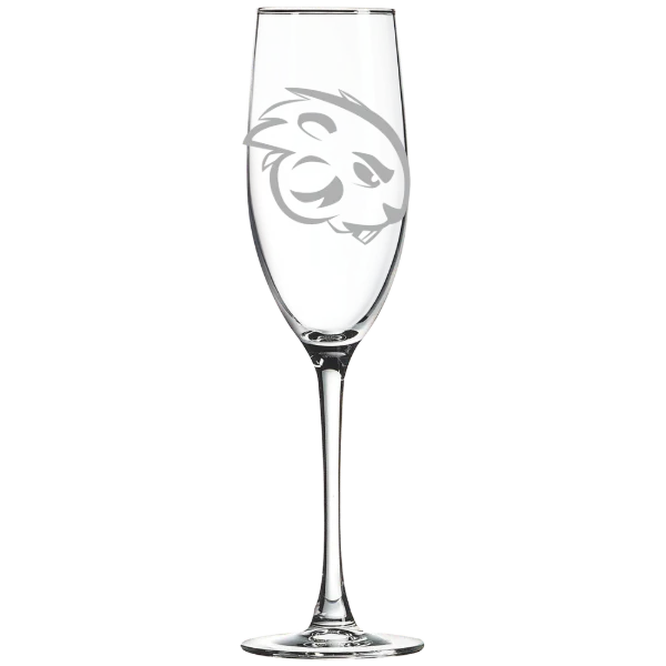 Blackburn College Polar Camel 8 oz. Champagne Flute