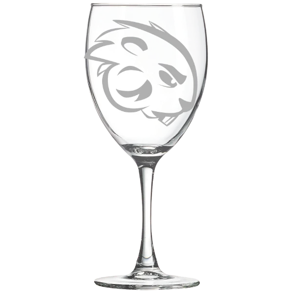 Blackburn College Polar Camel 10 1/2 oz. Wine Glass