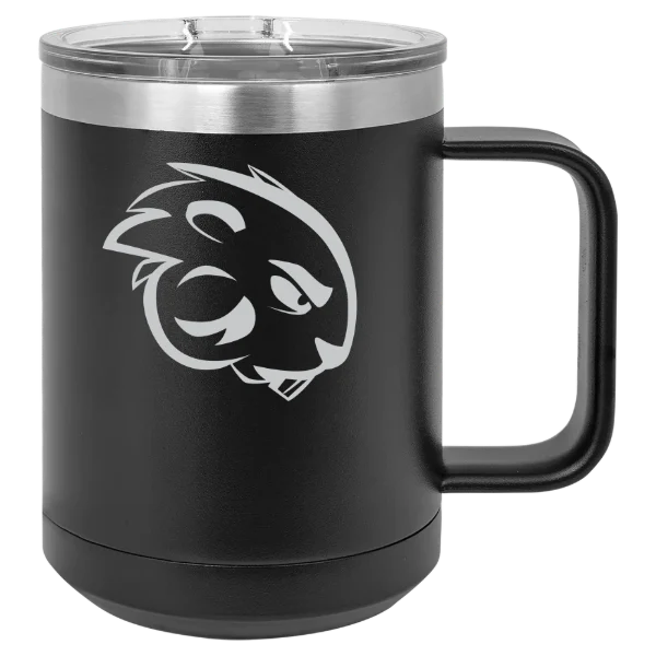 Blackburn College Polar Camel 15 oz. Mug with Slider Lid