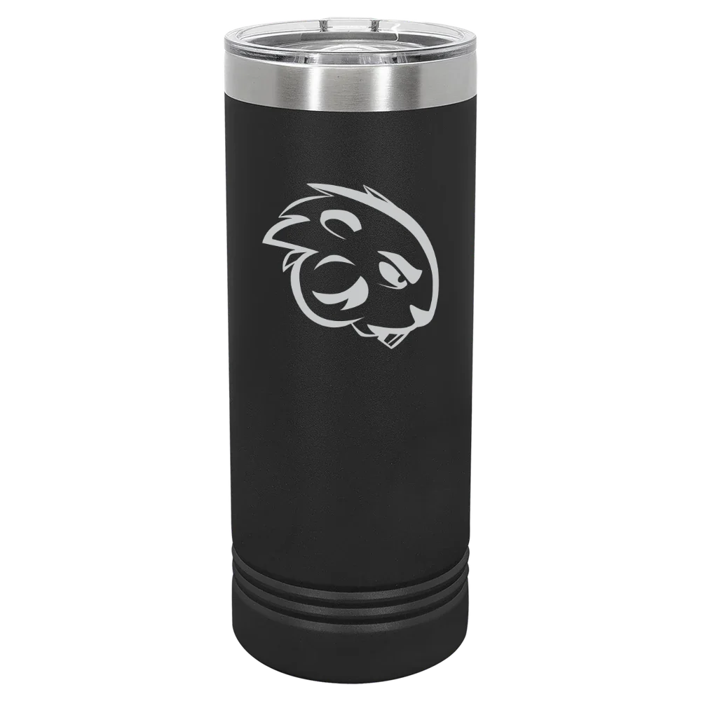 Blackburn College Polar Camel 22 oz. Skinny Tumbler with Slider Lid