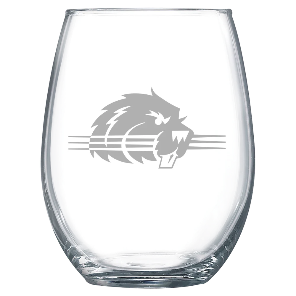 Bluffton University Polar Camel 15 oz. Stemless Wine Glass