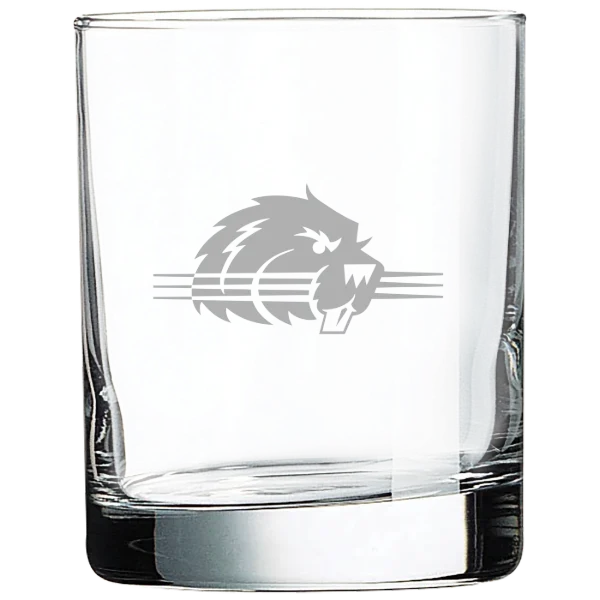 Bluffton University Polar Camel 10 1/2 oz. On The Rocks Glass