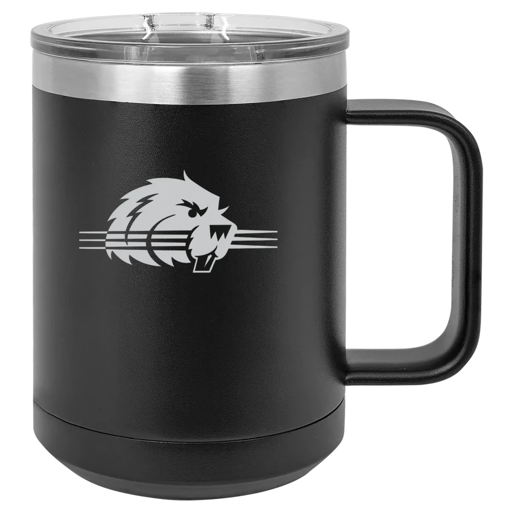 Bluffton University Polar Camel 15 oz. Mug with Slider Lid