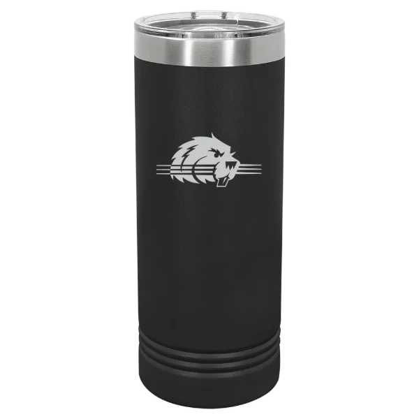 Bluffton University Polar Camel 22 oz. Skinny Tumbler with Slider Lid