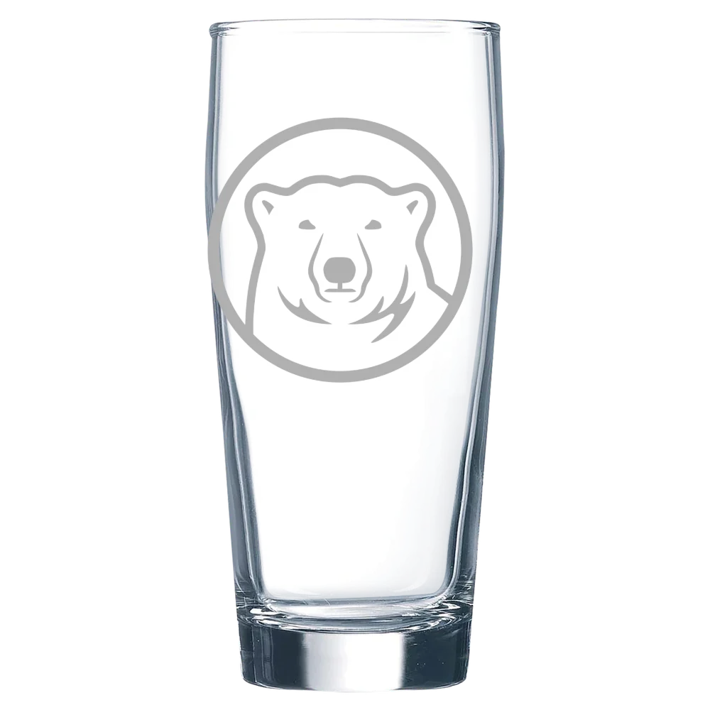 Bowdoin College Polar Camel 16 oz. Willi Becher Beer Glass
