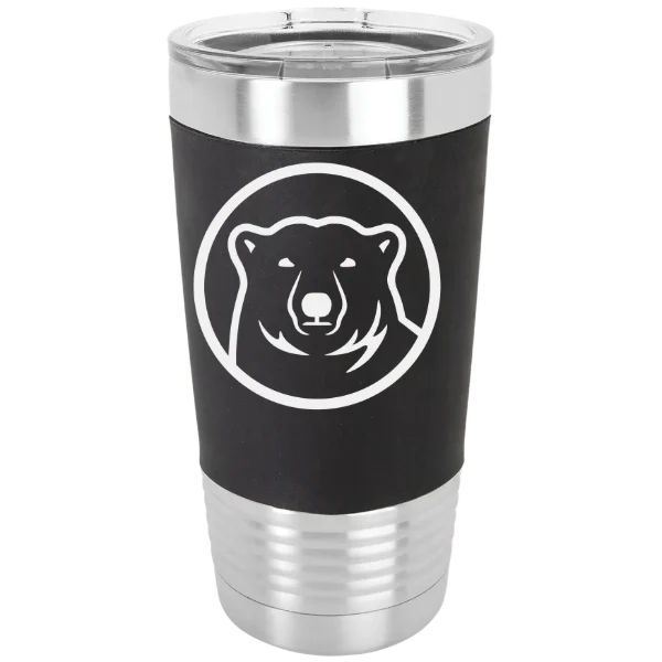 Bowdoin College Polar Camel 20 oz. Silicone Grip Tumbler with Standard Lid