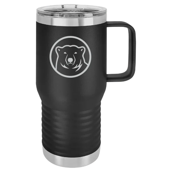 Bowdoin College Polar Camel 20 oz. Travel Mug with Slider Lid