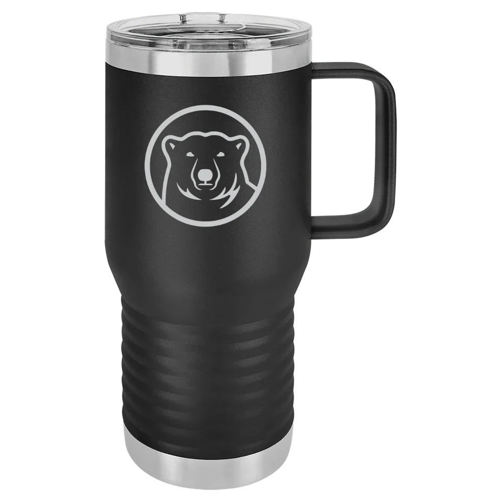 Bowdoin College Polar Camel 20 oz. Travel Mug with Slider Lid
