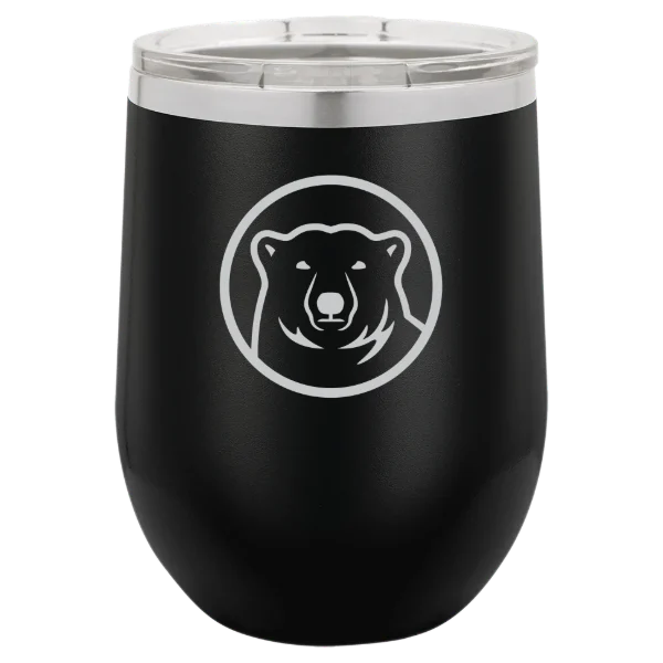 Bowdoin College Polar Camel 12 oz. Stemless Wine Tumbler
