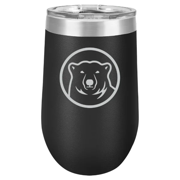 Bowdoin College Polar Camel 16 oz. Stemless Wine Tumbler
