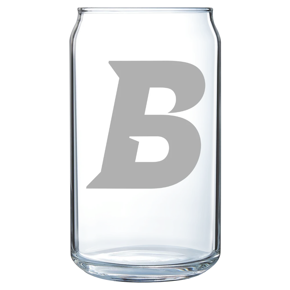 Brandeis University Polar Camel 16 oz. Can Glass