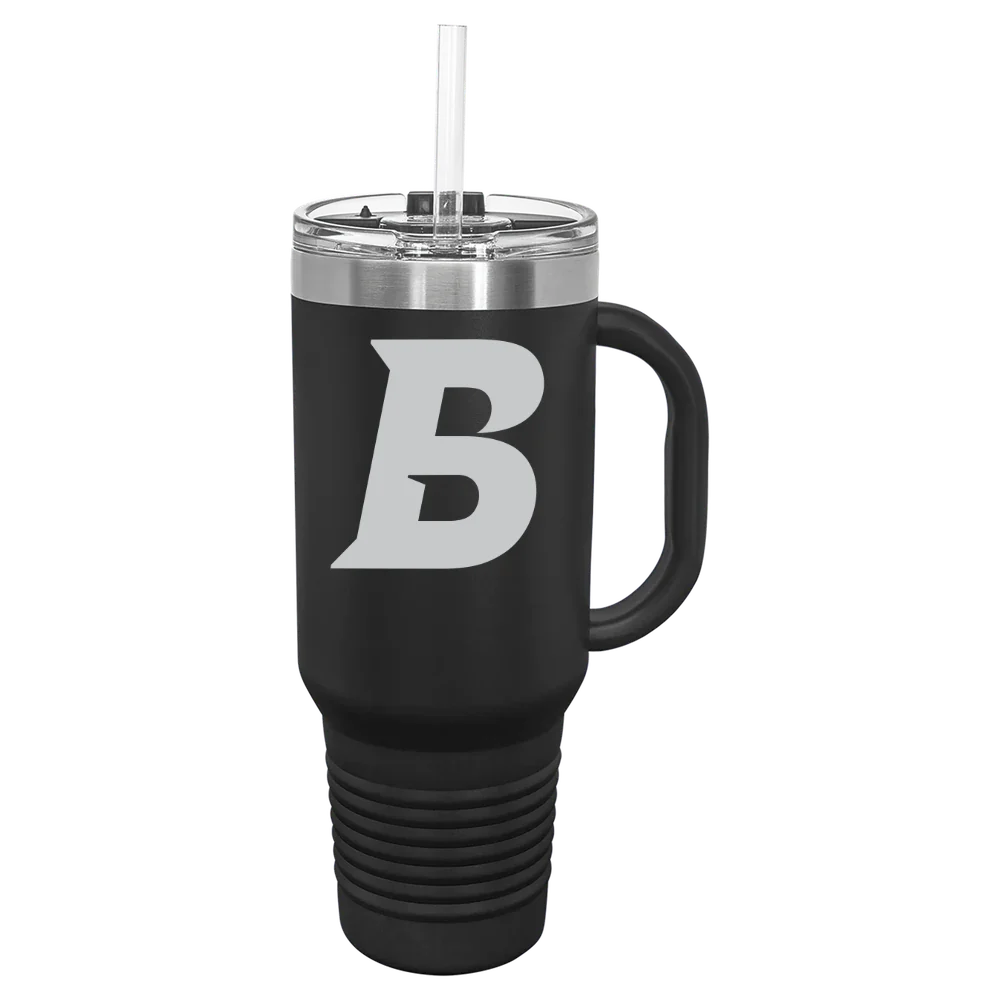 Brandeis University Polar Camel 40 oz. Travel Mug with Snap Lid & Straw