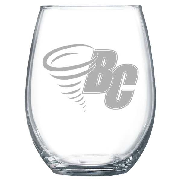 Brevard College Polar Camel 15 oz. Stemless Wine Glass