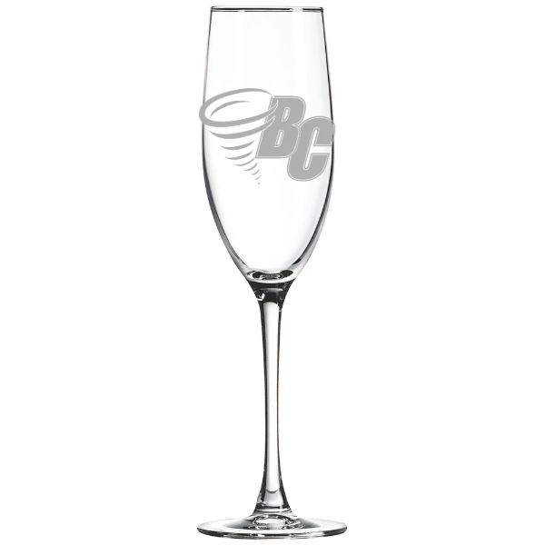 Brevard College Polar Camel 8 oz. Champagne Flute