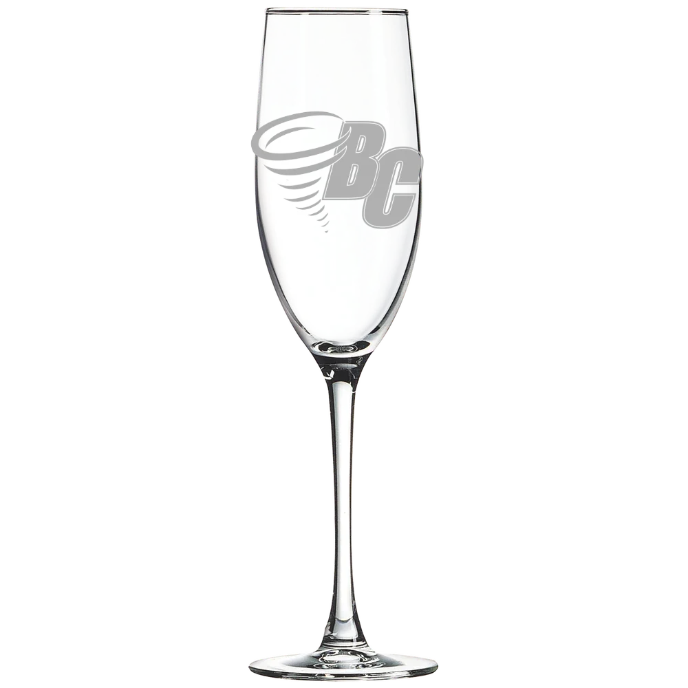 Brevard College Polar Camel 8 oz. Champagne Flute