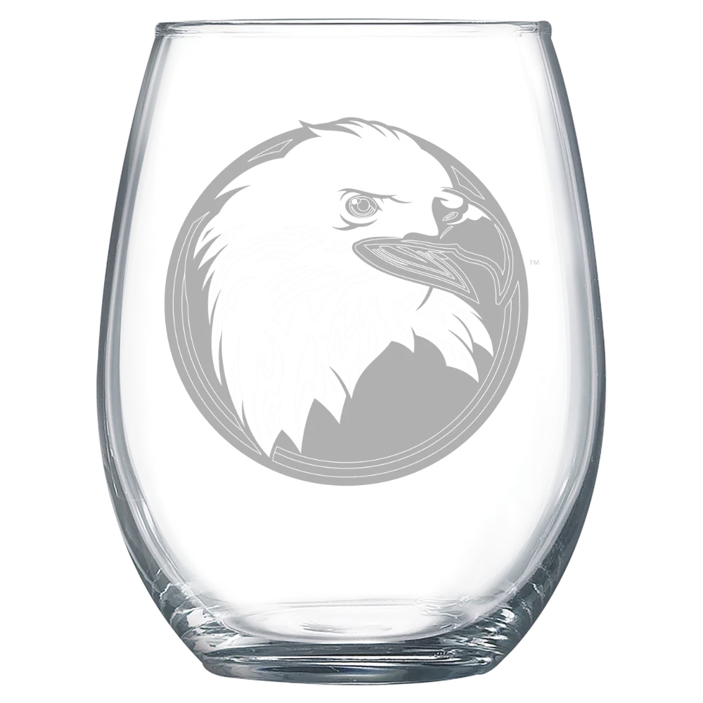 Bridgewater College (Virginia) Polar Camel 15 oz. Stemless Wine Glass