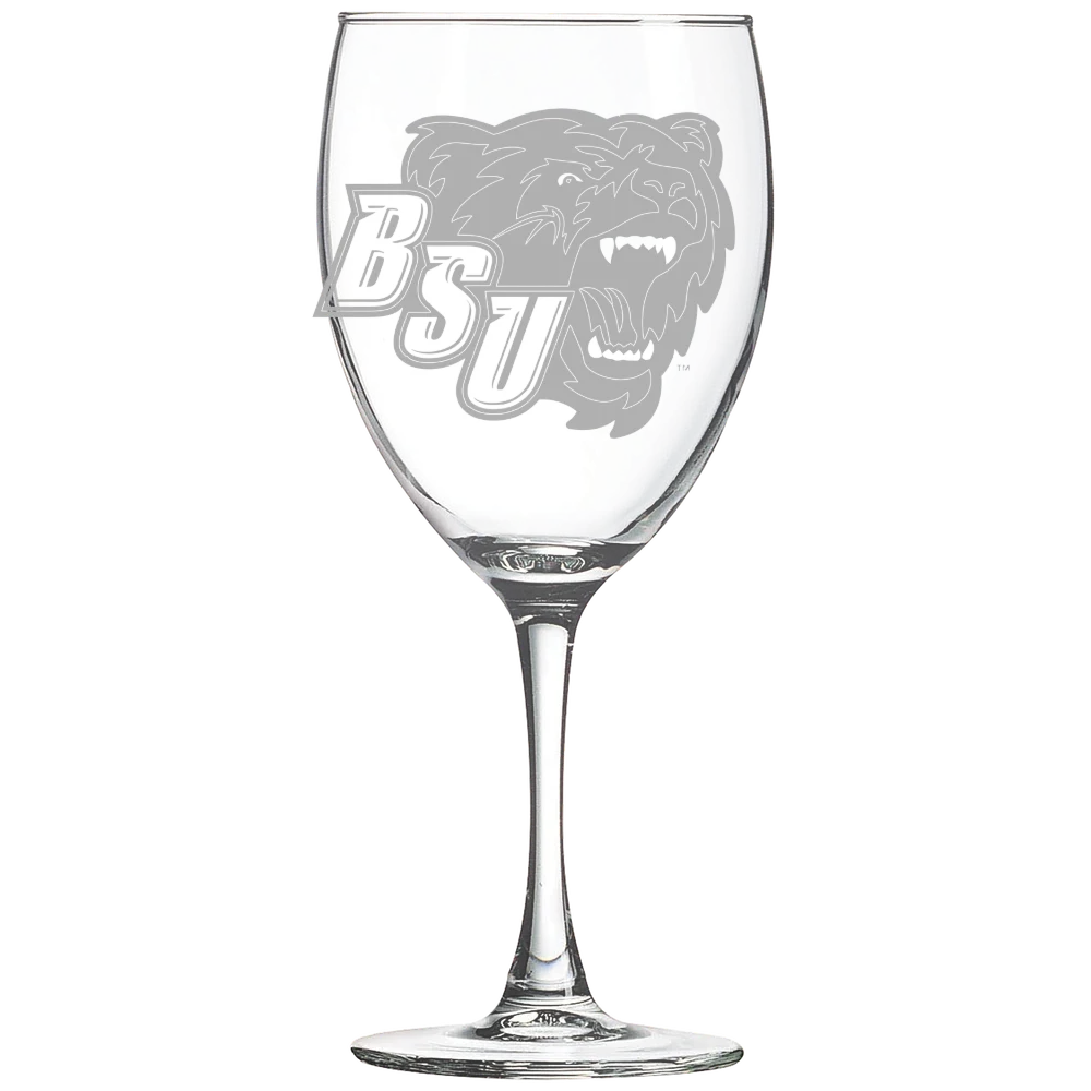 Bridgewater State University Polar Camel 10 1/2 oz. Wine Glass