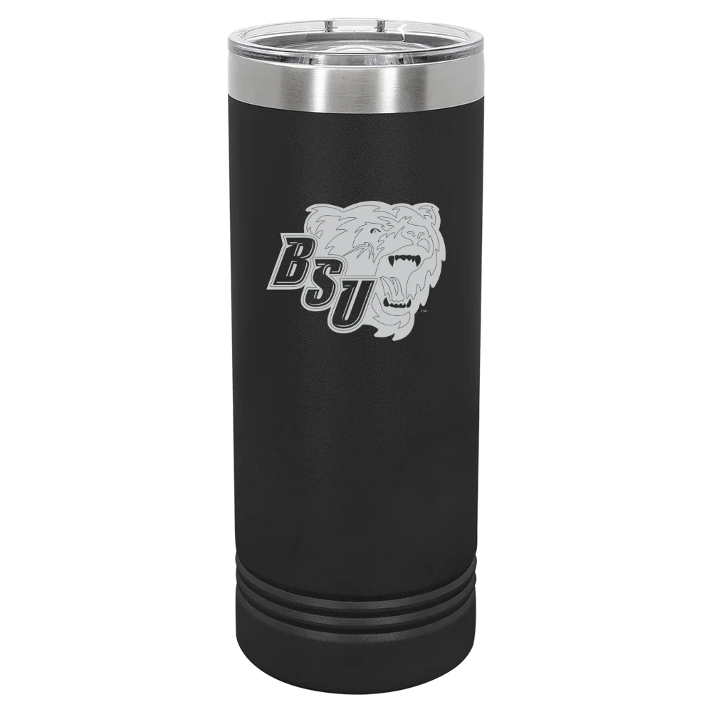 Bridgewater State University Polar Camel 22 oz. Skinny Tumbler with Slider Lid