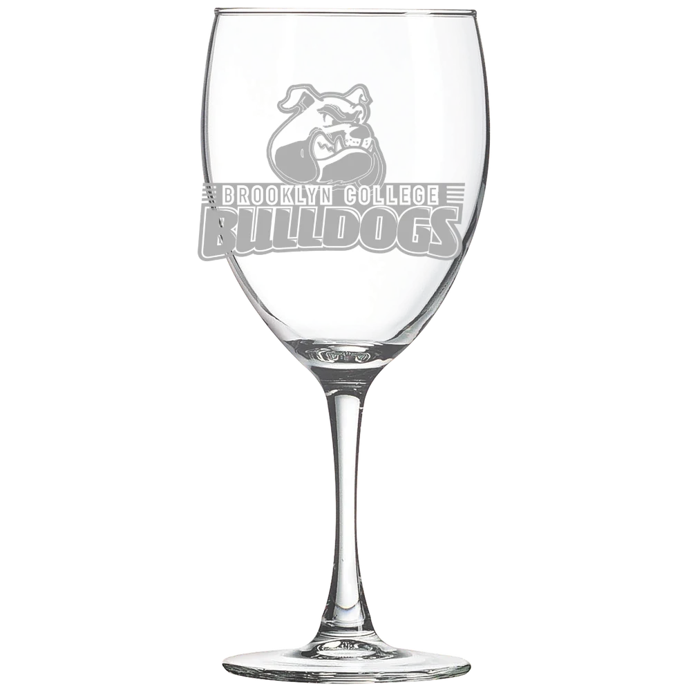 Brooklyn College Polar Camel 10 1/2 oz. Wine Glass