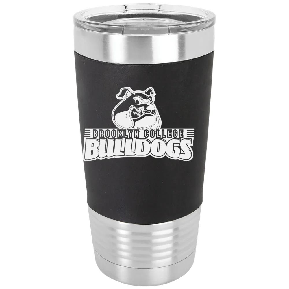 Brooklyn College Polar Camel 20 oz. Silicone Grip Tumbler with Standard Lid