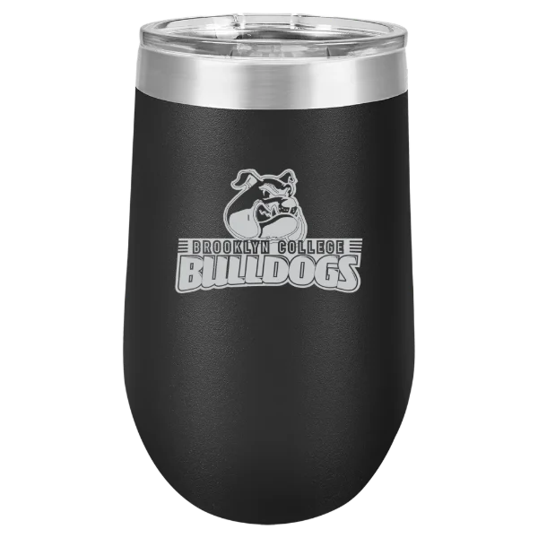 Brooklyn College Polar Camel 16 oz. Stemless Wine Tumbler