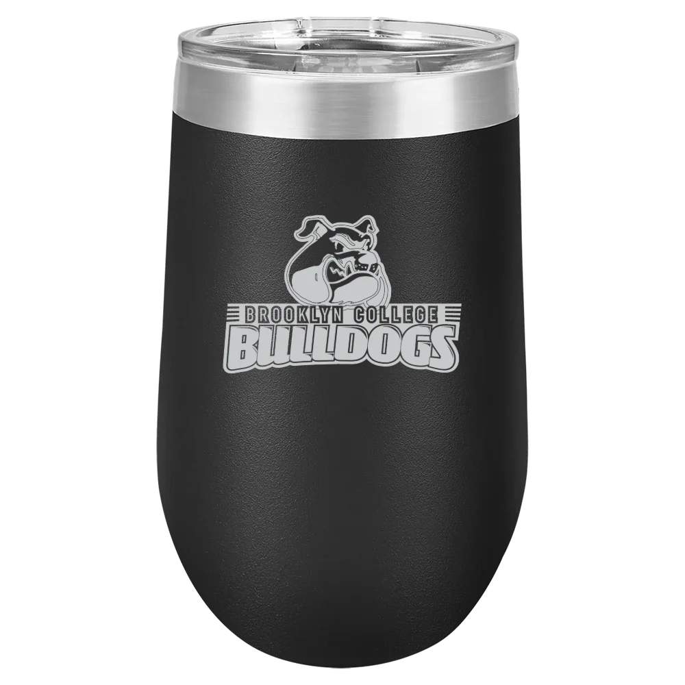 Brooklyn College Polar Camel 16 oz. Stemless Wine Tumbler