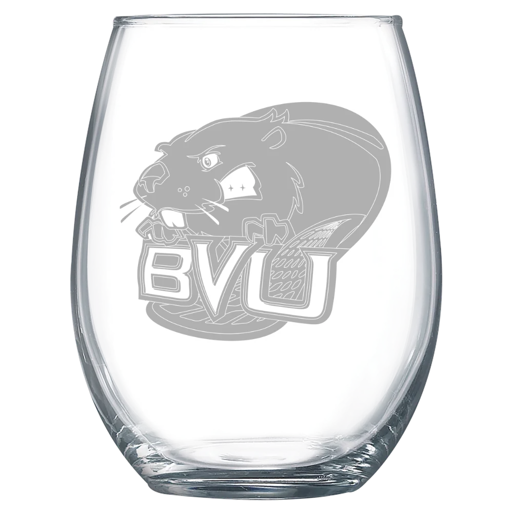 Buena Vista University Polar Camel 15 oz. Stemless Wine Glass