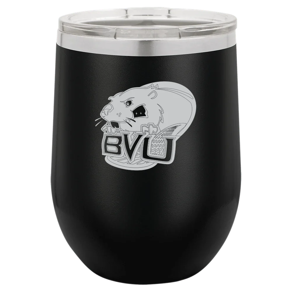 Buena Vista University Polar Camel 12 oz. Stemless Wine Tumbler
