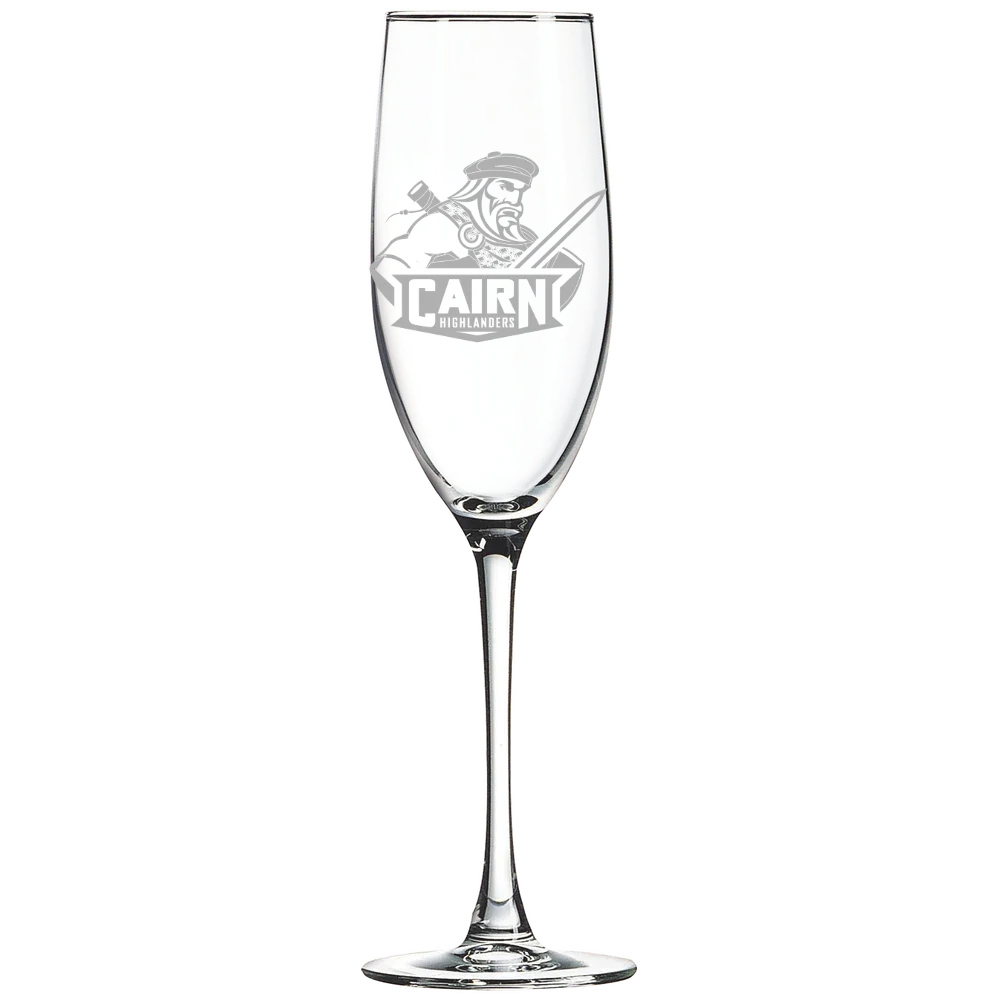 Cairn University Polar Camel 8 oz. Champagne Flute
