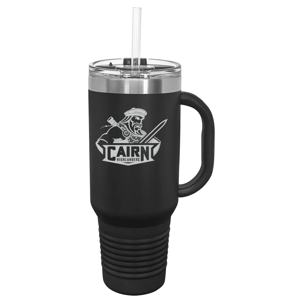 Cairn University Polar Camel 40 oz. Travel Mug with Snap Lid & Straw