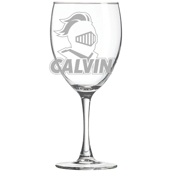 Calvin University Polar Camel 10 1/2 oz. Wine Glass