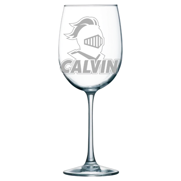 Calvin University Polar Camel 19 oz. Wine Glass
