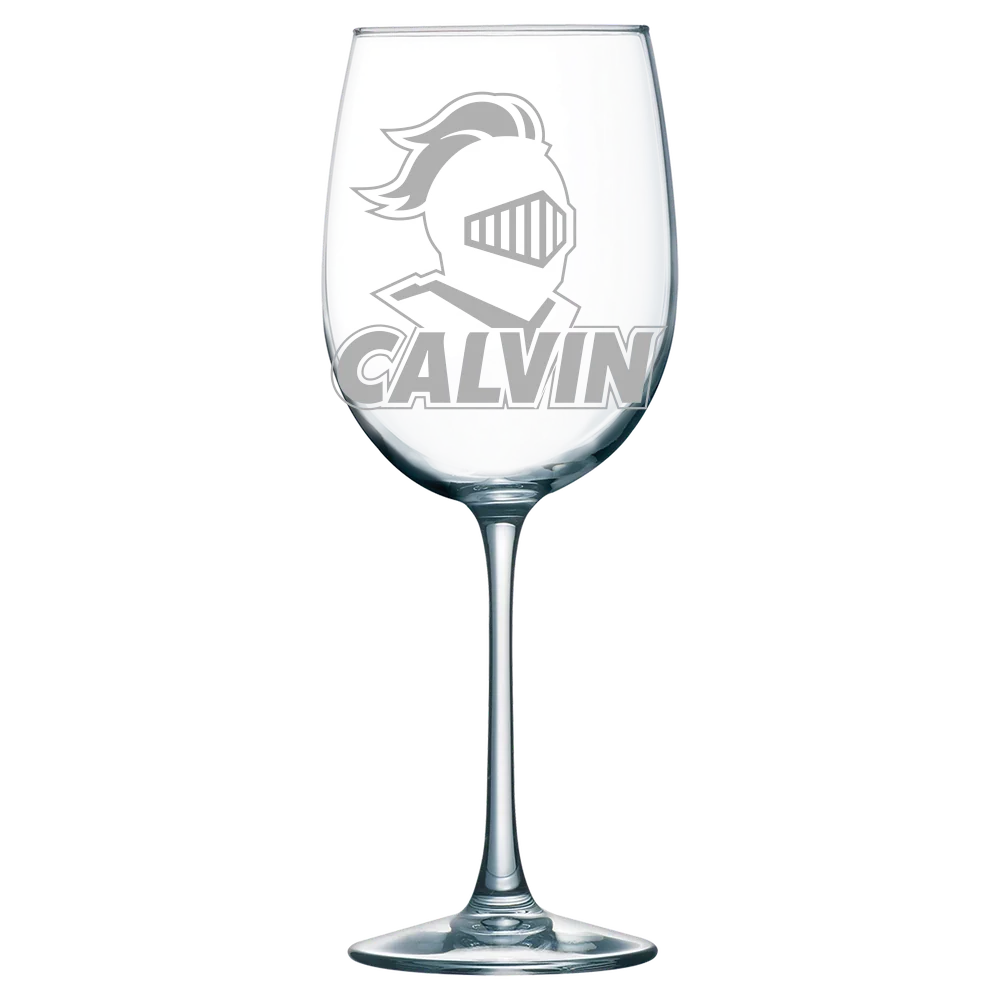Calvin University Polar Camel 19 oz. Wine Glass