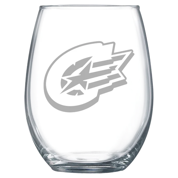 Capital University Polar Camel 15 oz. Stemless Wine Glass
