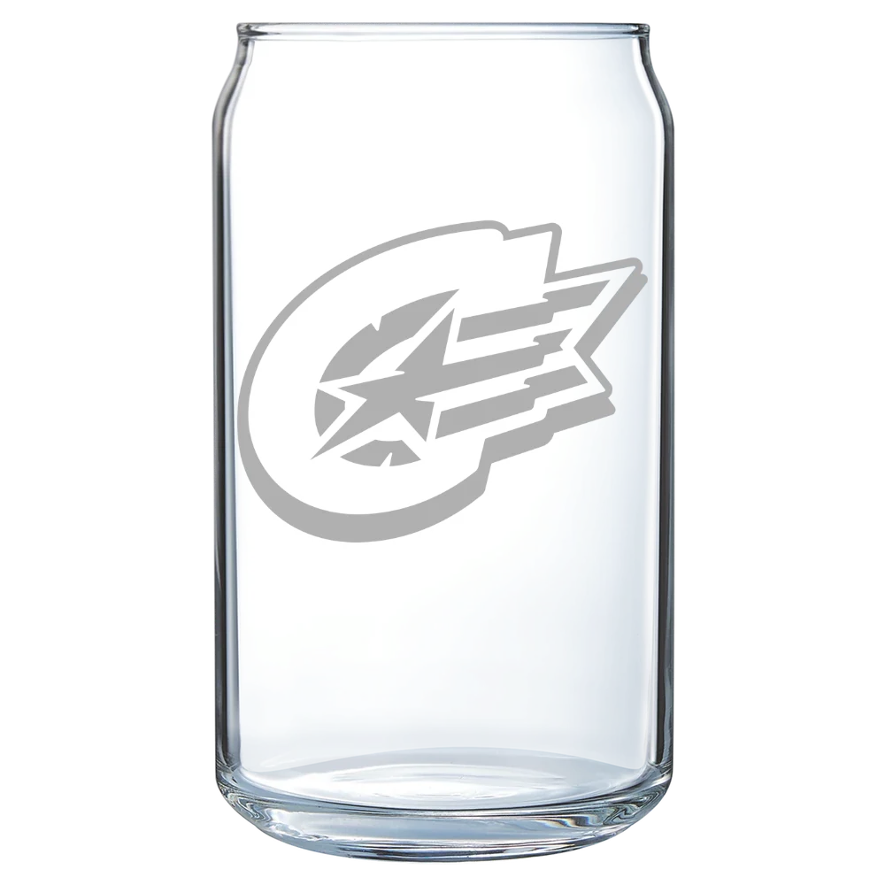 Capital University Polar Camel 16 oz. Can Glass