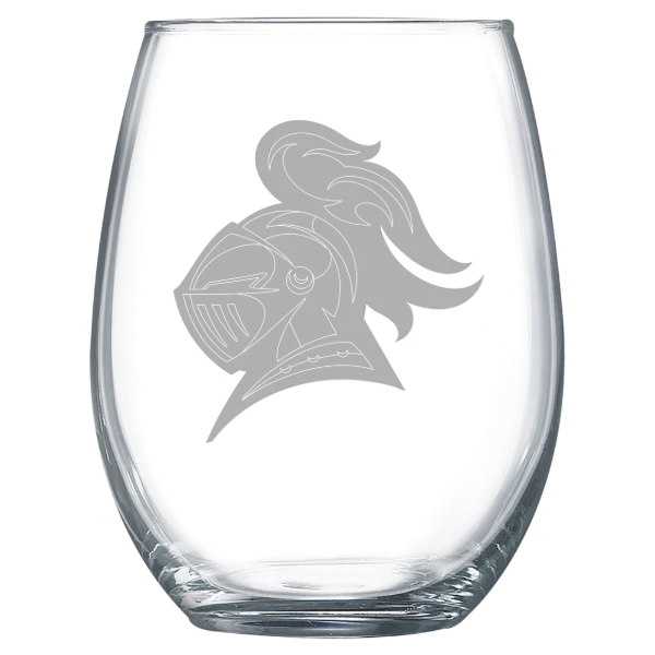 Carleton College Polar Camel 15 oz. Stemless Wine Glass