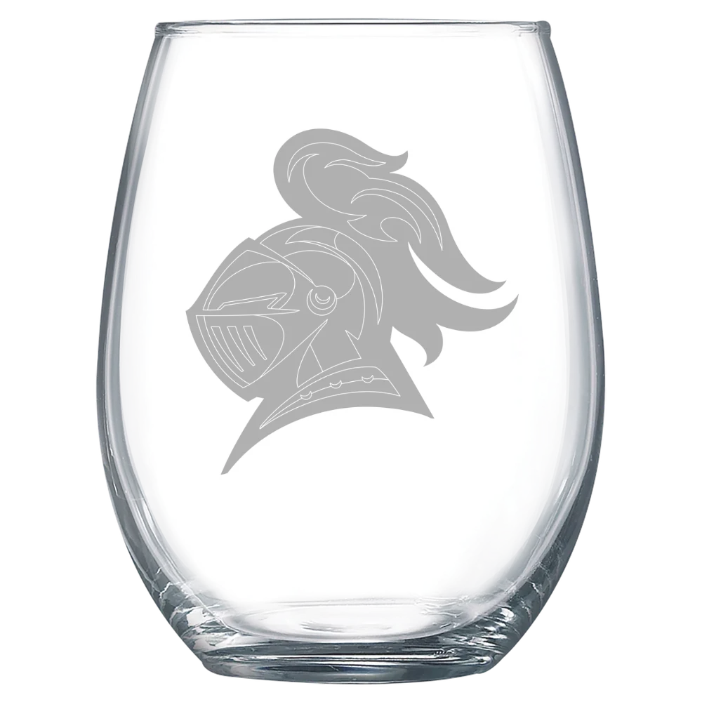 Carleton College Polar Camel 15 oz. Stemless Wine Glass