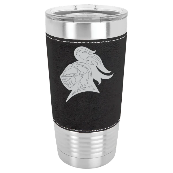 Carleton College Polar Camel 20 oz. Leatherette Grip Tumbler with Standard Lid