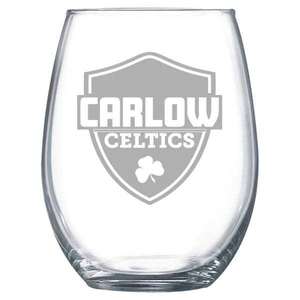 Carlow University Polar Camel 15 oz. Stemless Wine Glass