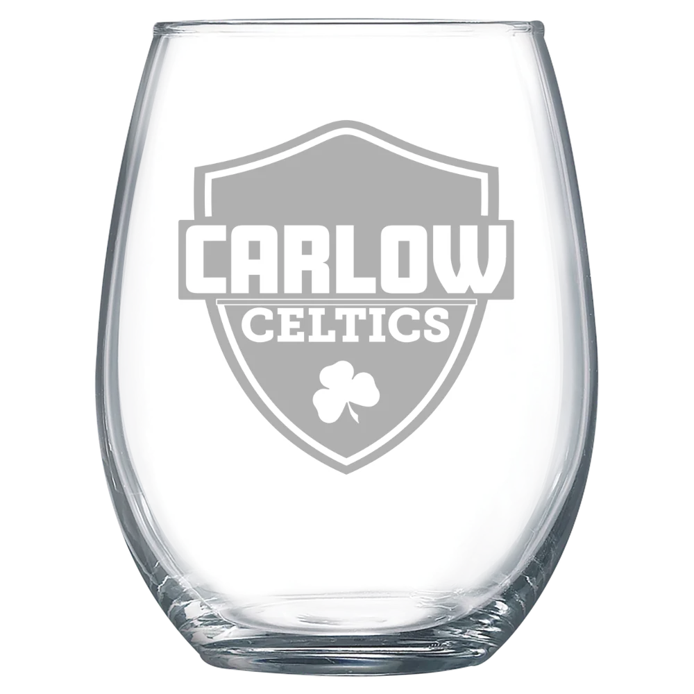 Carlow University Polar Camel 15 oz. Stemless Wine Glass
