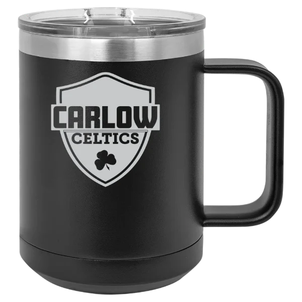 Carlow University Polar Camel 15 oz. Mug with Slider Lid